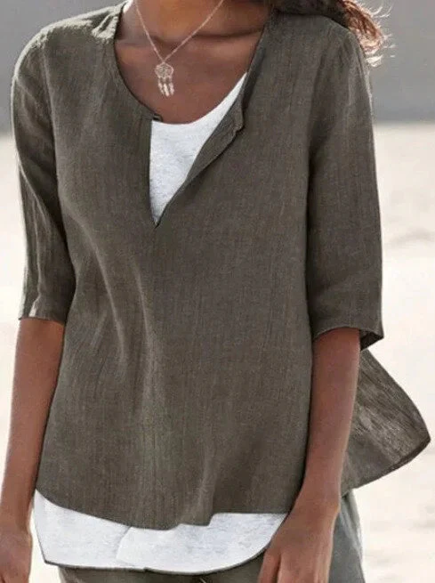 Damen Bluse | mehrlagige Ausführung und gleichmäßige Linienführung - Image 2