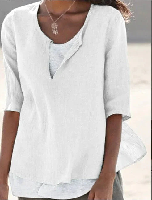 Damen Bluse | mehrlagige Ausführung und gleichmäßige Linienführung - Image 3