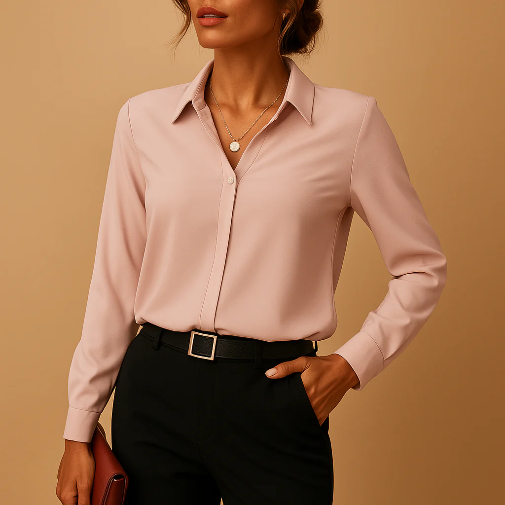 Damen-Bluse mit schlichtem Design | Alltagstauglich - Image 2