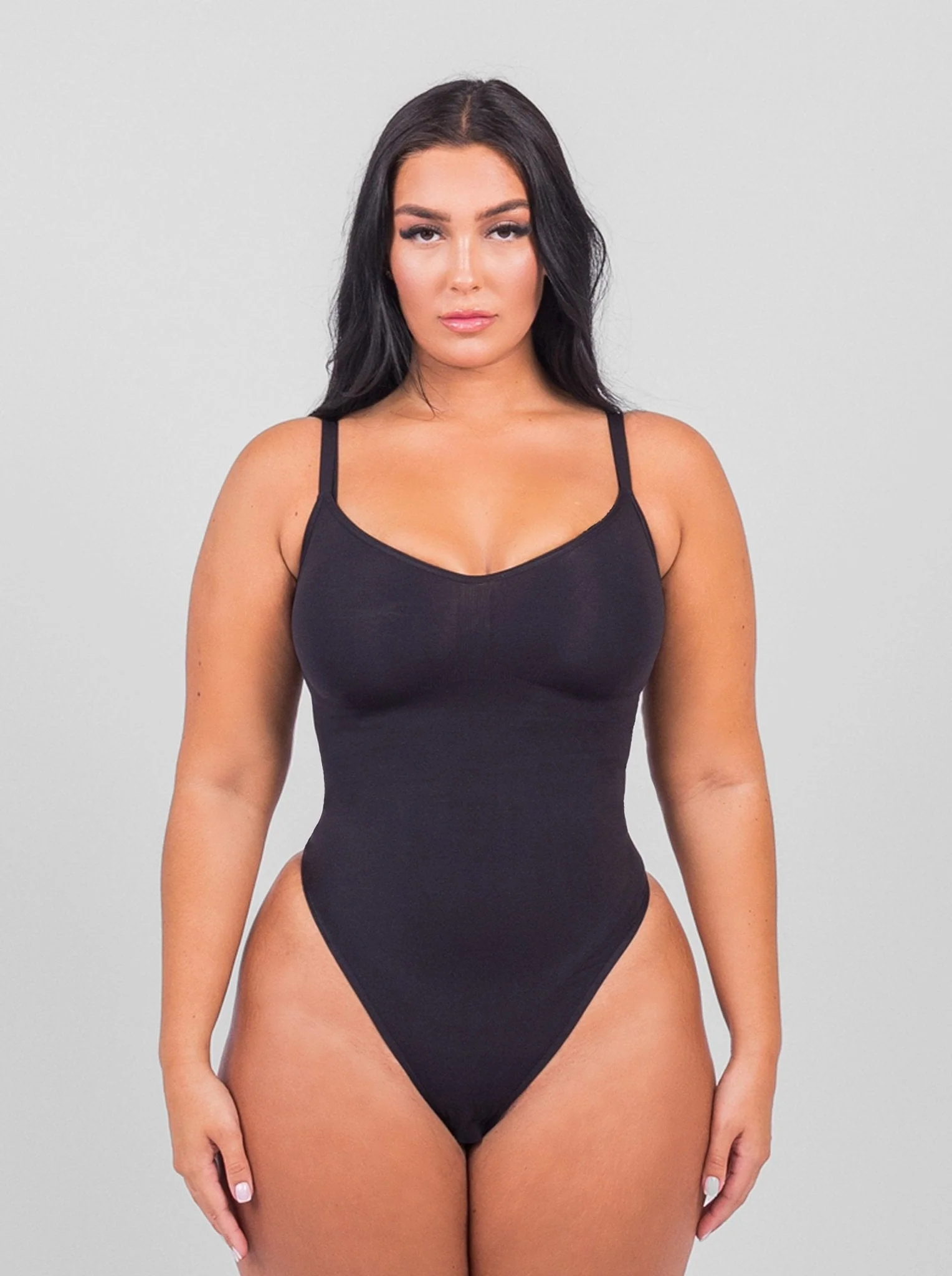 Damen Body | durchgehende Körperform mit Schulterbandern - Image 10