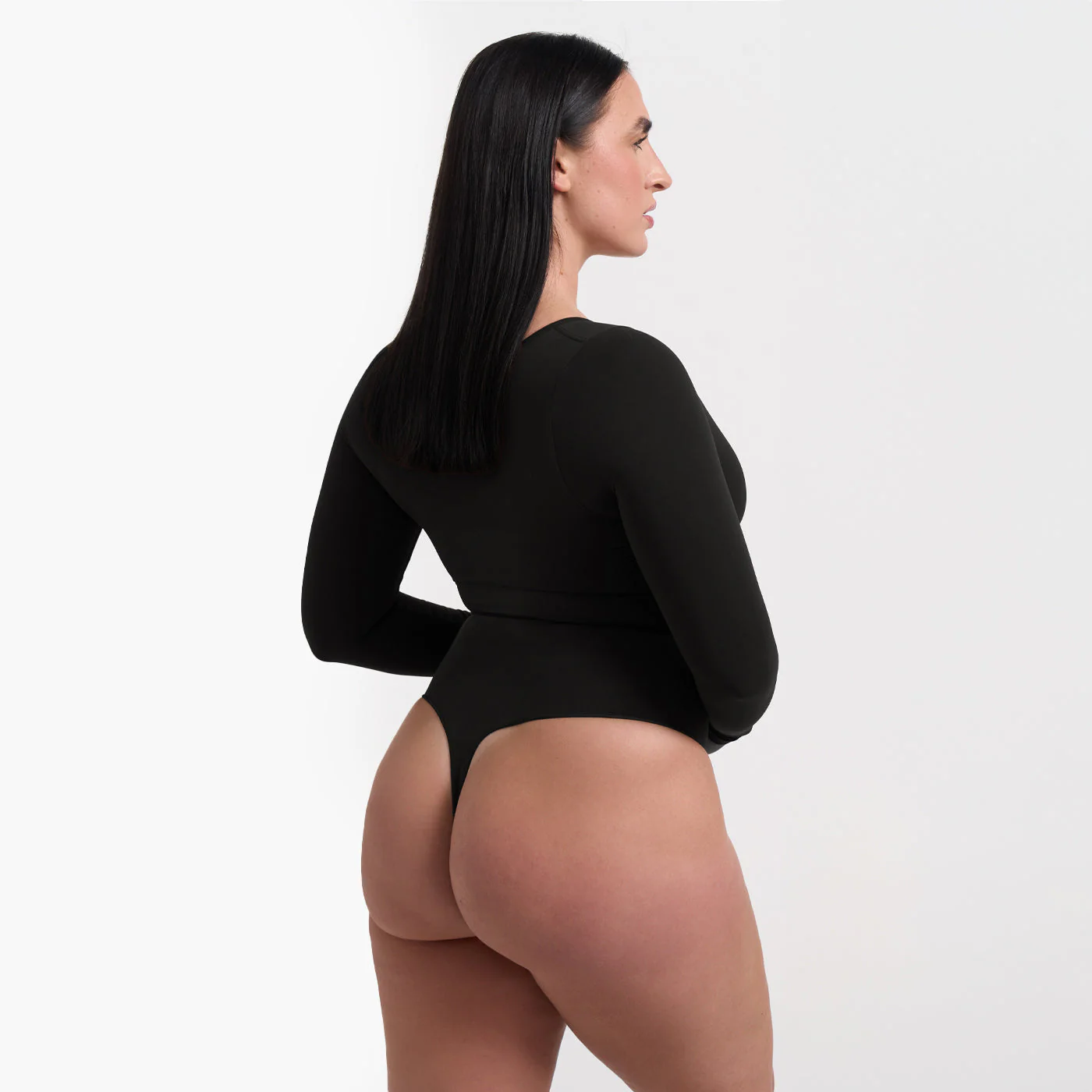 Damen Body | langärmelig mit durchgehender Fläche und Rückenöffnung - Image 4