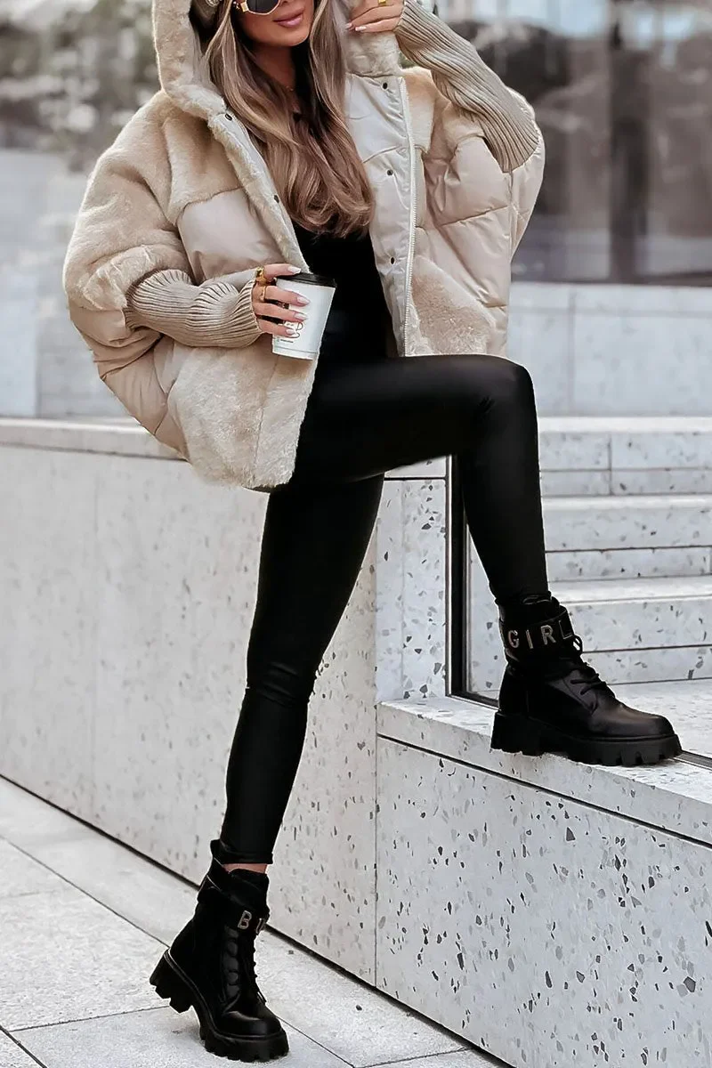 Damen Bomberjacke mit Kapuze | Modischer Schnitt - Image 10