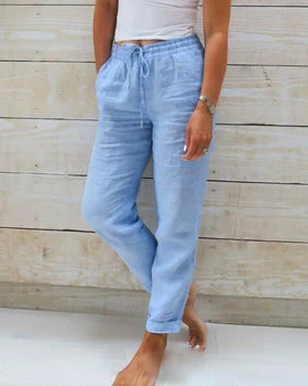 Damen Hose | elastischer Bund und Seitentaschen - Image 2