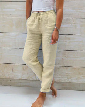 Damen Hose | elastischer Bund und Seitentaschen - Image 3