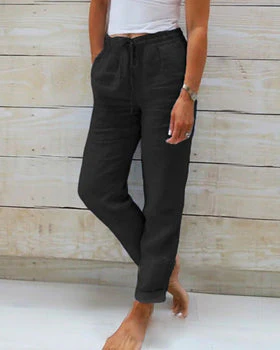 Damen Hose | elastischer Bund und Seitentaschen - Image 5
