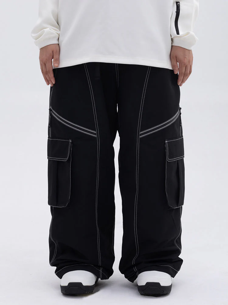 Damen Hose | Oversize Baggy Beinform mit Cargotaschen - Image 5