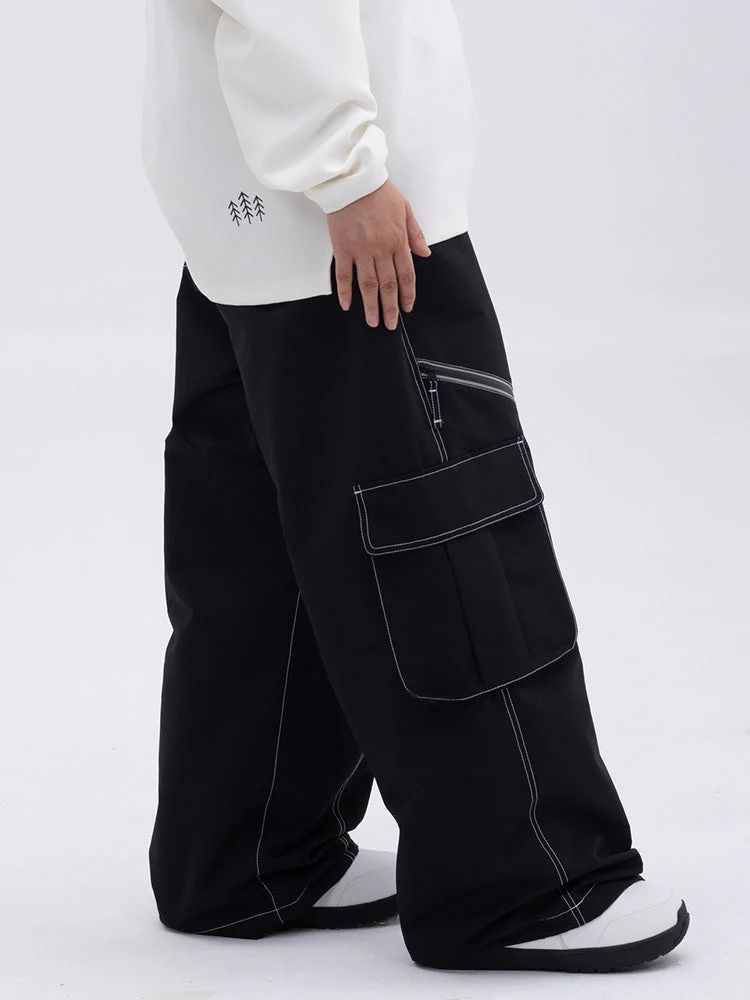 Damen Hose | Oversize Baggy Beinform mit Cargotaschen - Image 6