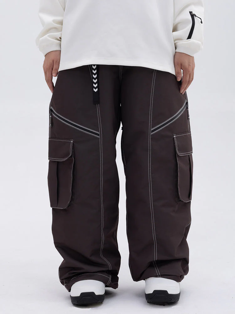 Damen Hose | Oversize Baggy Beinform mit Cargotaschen - Image 7