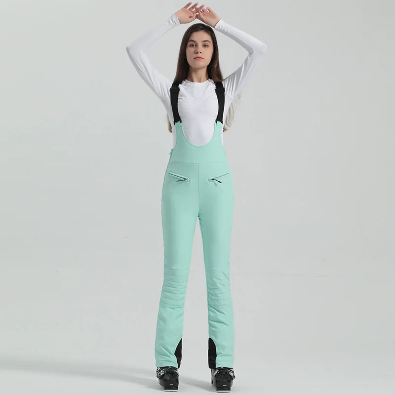 Damen Hose | Ausführung mit Trägern und elastischem Bund - Image 3