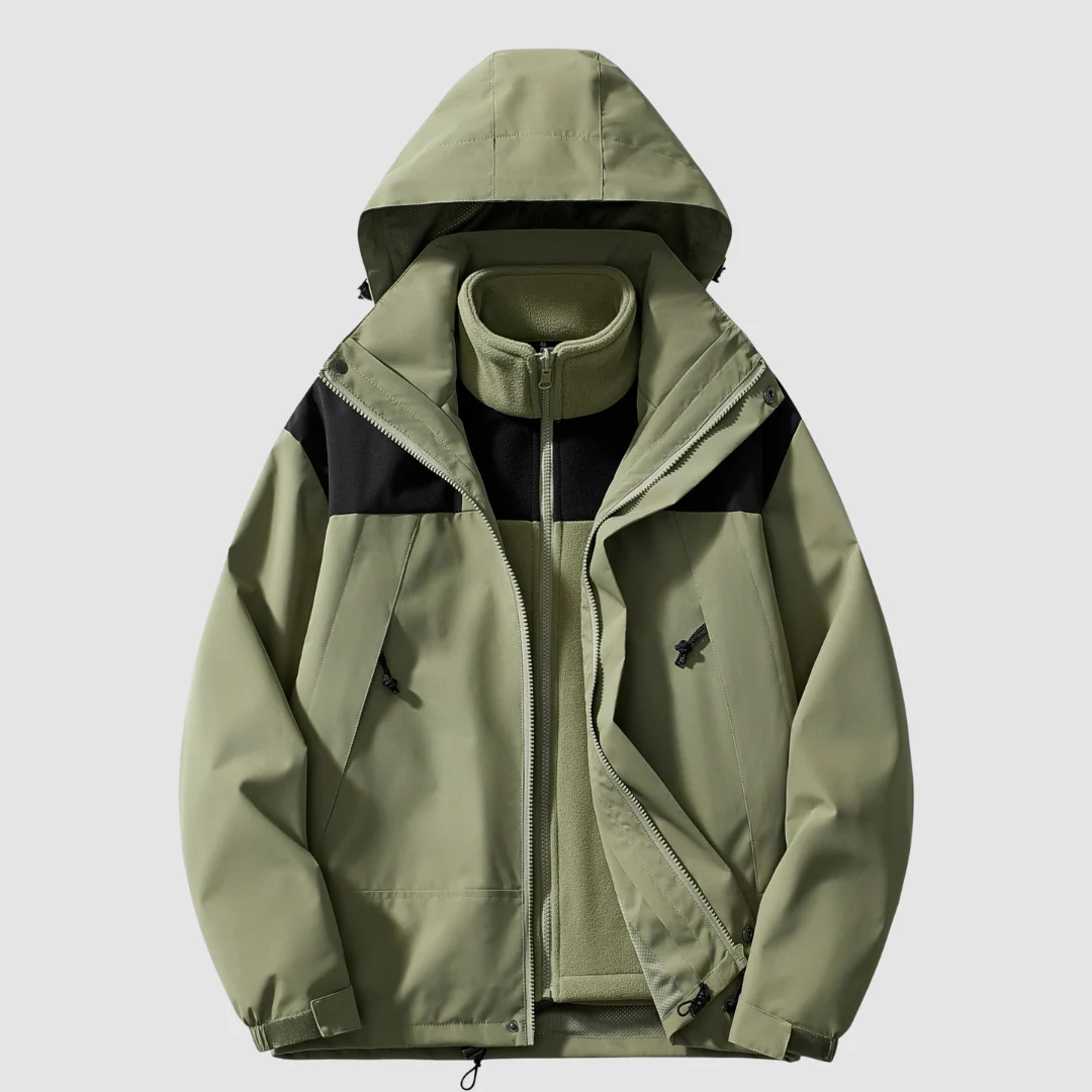 Damen Jacke | dreiteilige Ausführung mit klarer Linienstruktur - Image 4