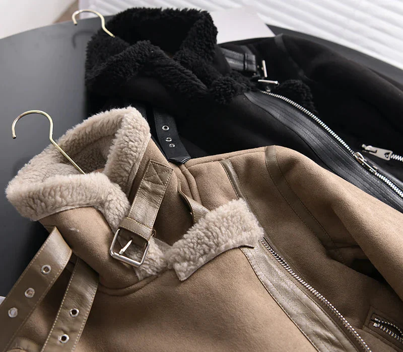 Damen Jacke mit Reißverschluss | Gefütterte Ausführung für Kälte - Image 2