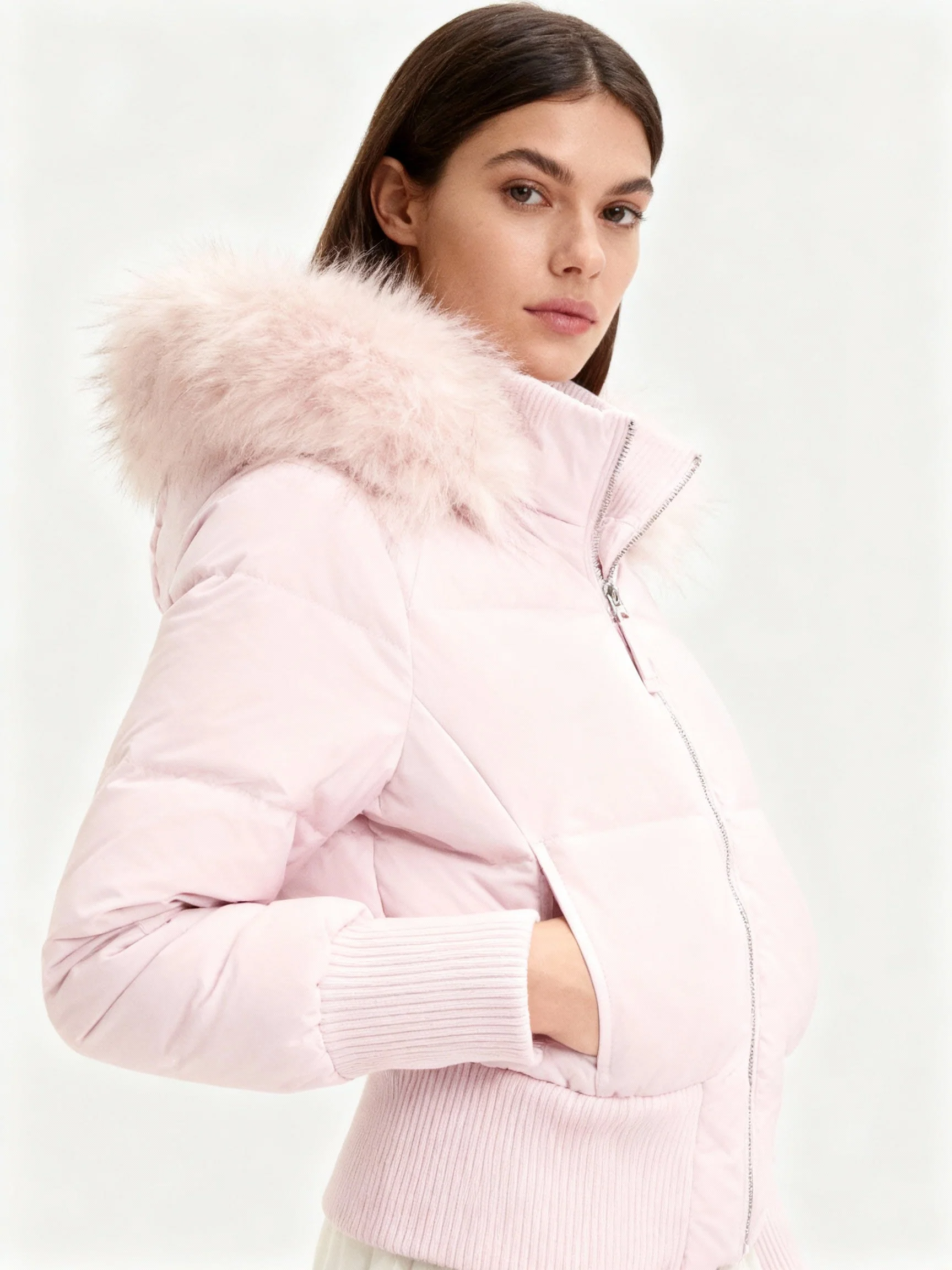 Damen Jacke | Abnehmbare Kapuze mit elastischen Bündchen - Image 4