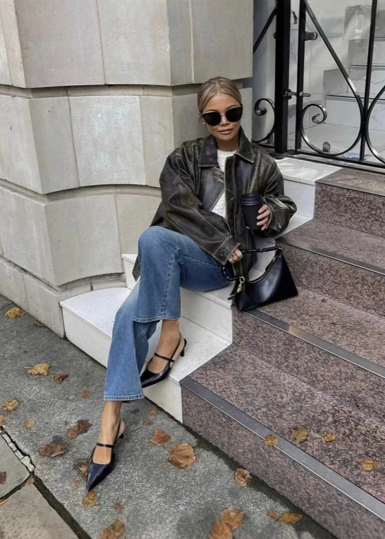 Damen Jacke | Lässige Ausführung mit gewaschenem Charakter - Image 3