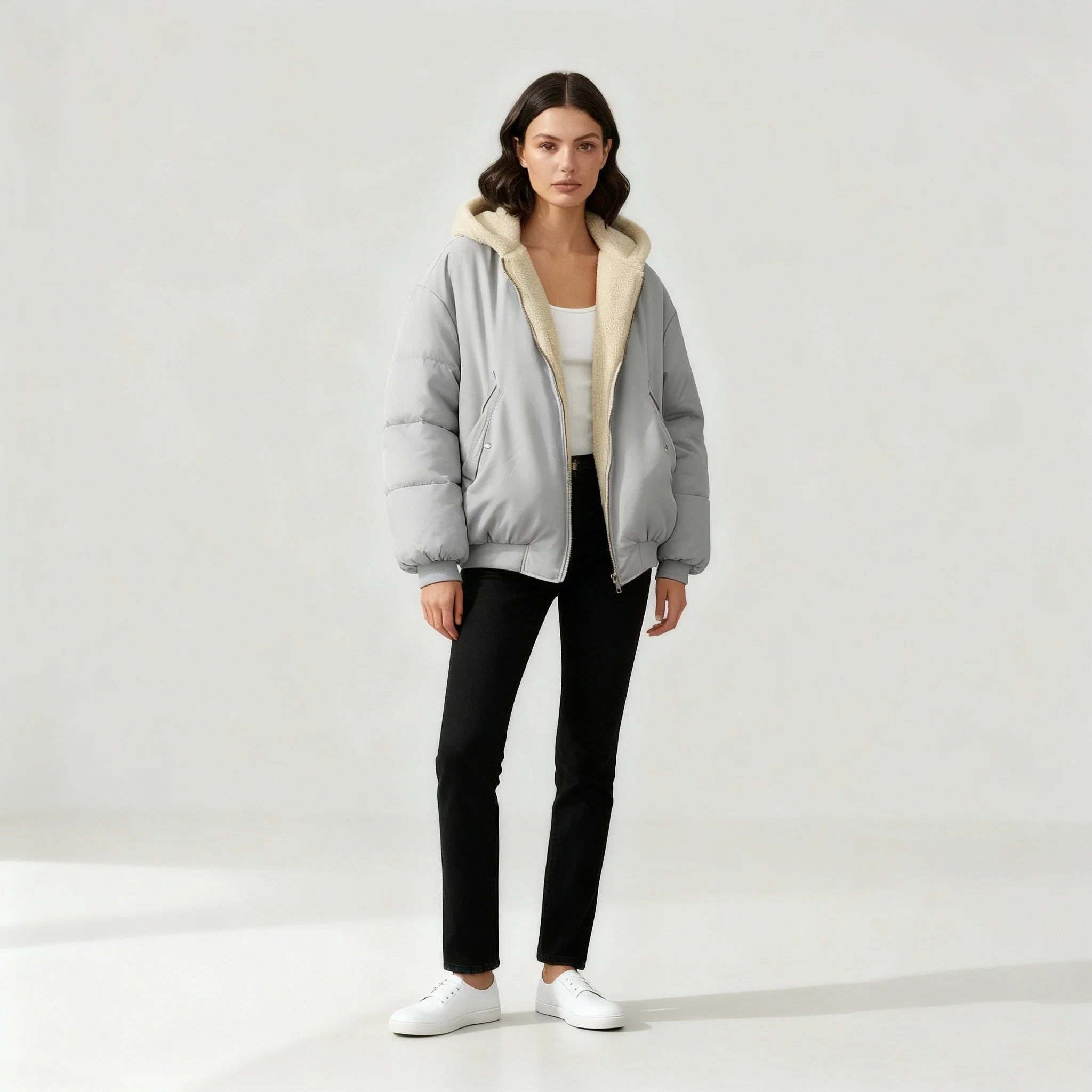 Damen Jacke | oversized Schnitt mit klarer Volumenform - Image 3