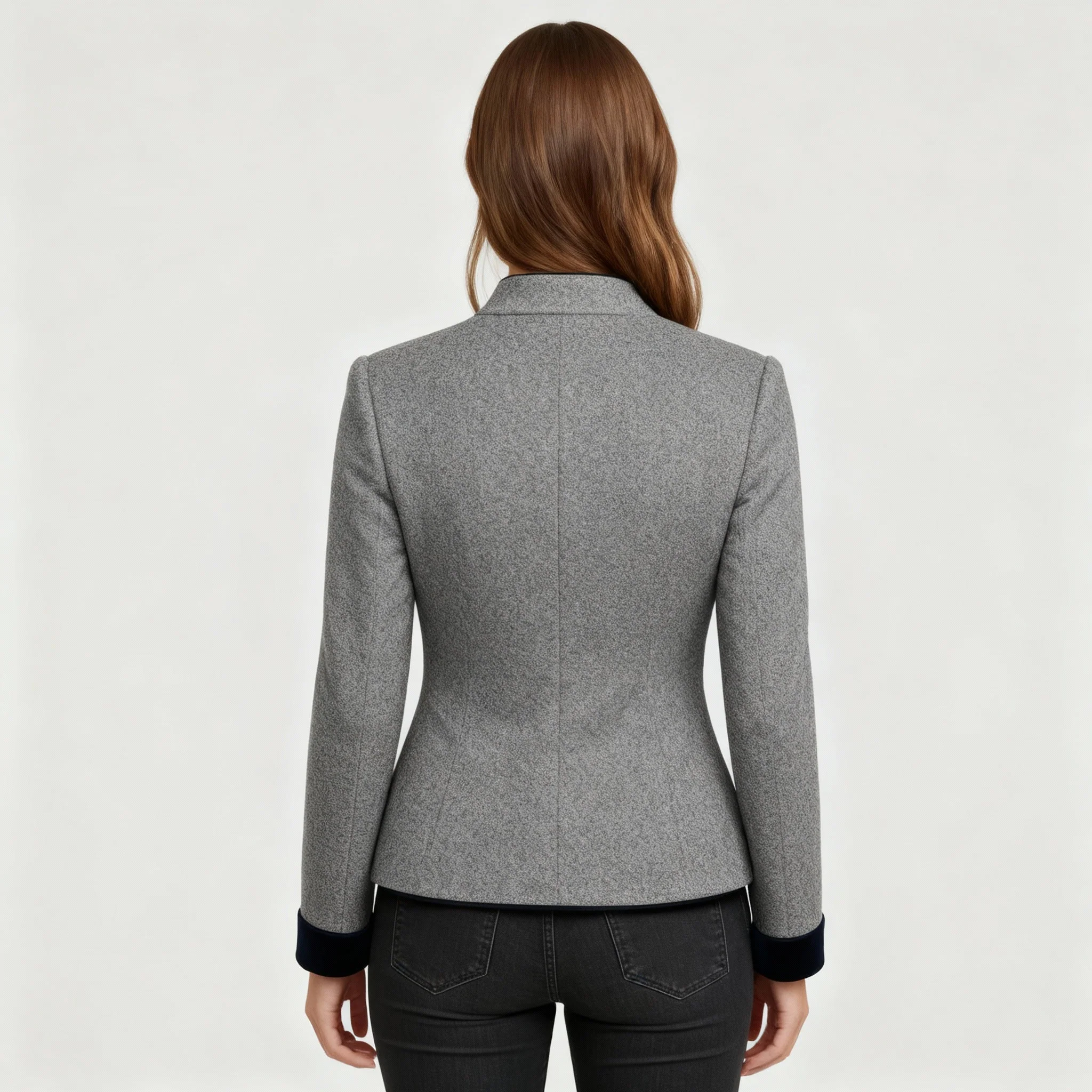 Damen Jacke | kastig geschnittene Jacke mit Mehrknopfverschluss - Image 5