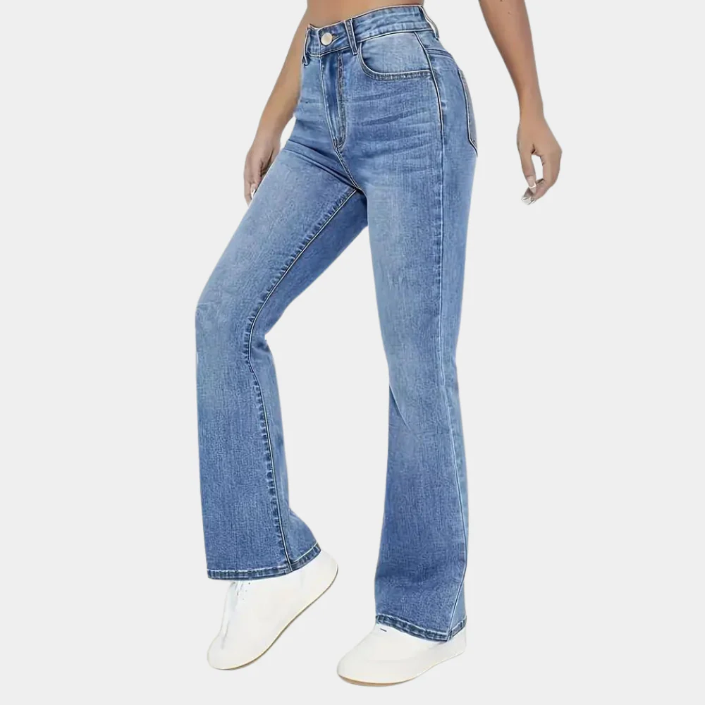 Damen Jeans | Flared Schnitt mit hoher Taille