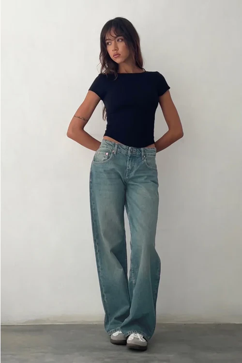 Damen Jeans | niedrige Taille mit gerader Beinführung - Image 4