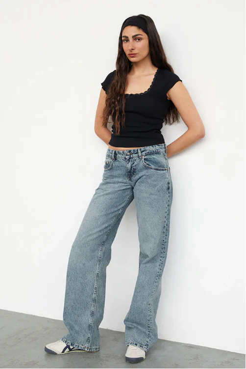 Damen Jeans | niedrige Taille mit gerader Beinführung - Image 5