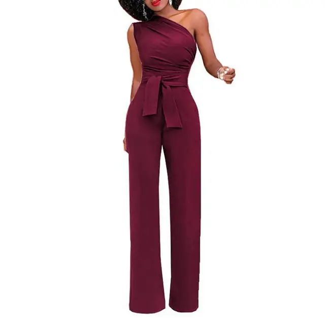 Damen Jumpsuit | asymmetrischer Schulterabschluss - Image 6