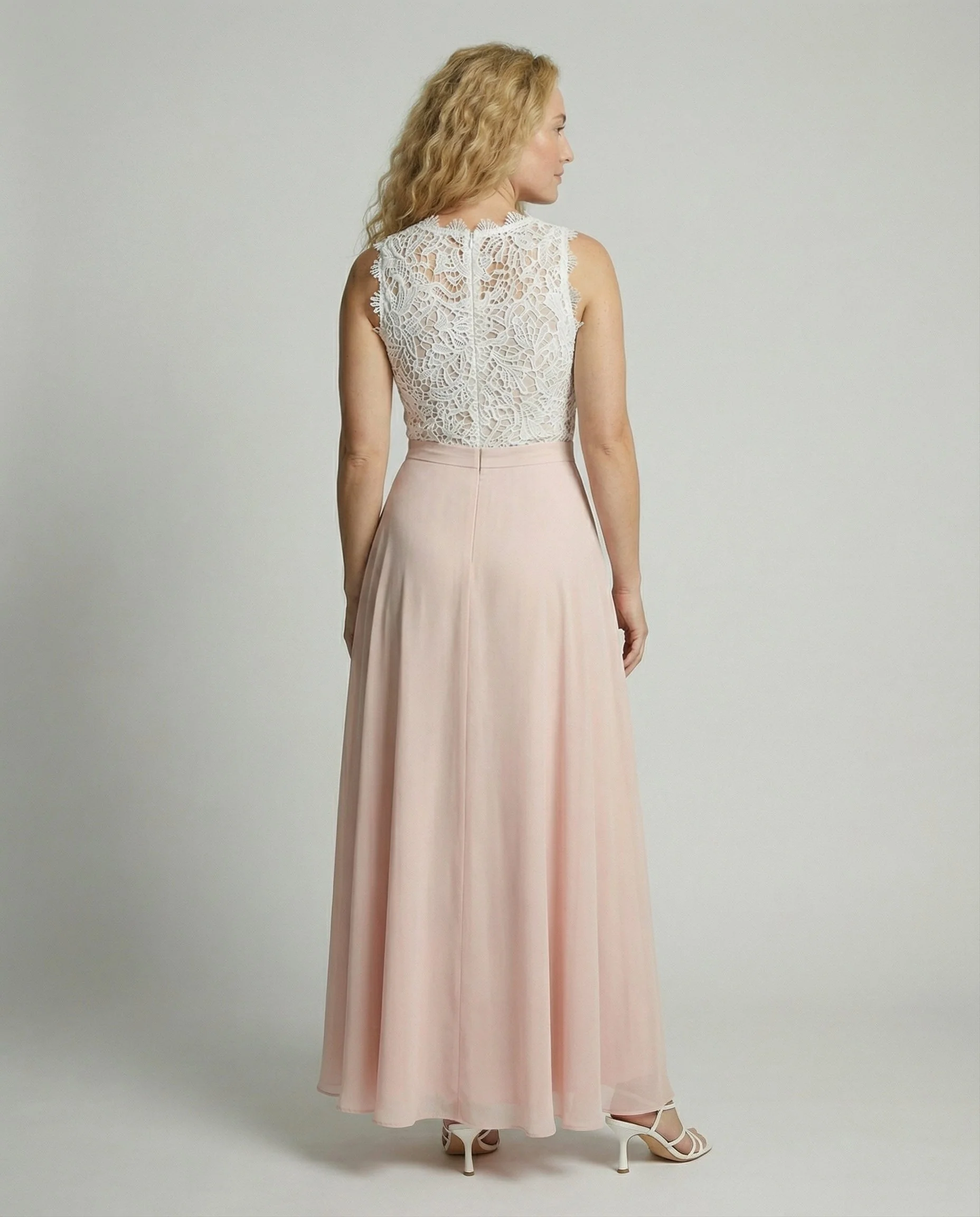Damen Kleid | maxi mit Rundhalsausschnitt - Image 2
