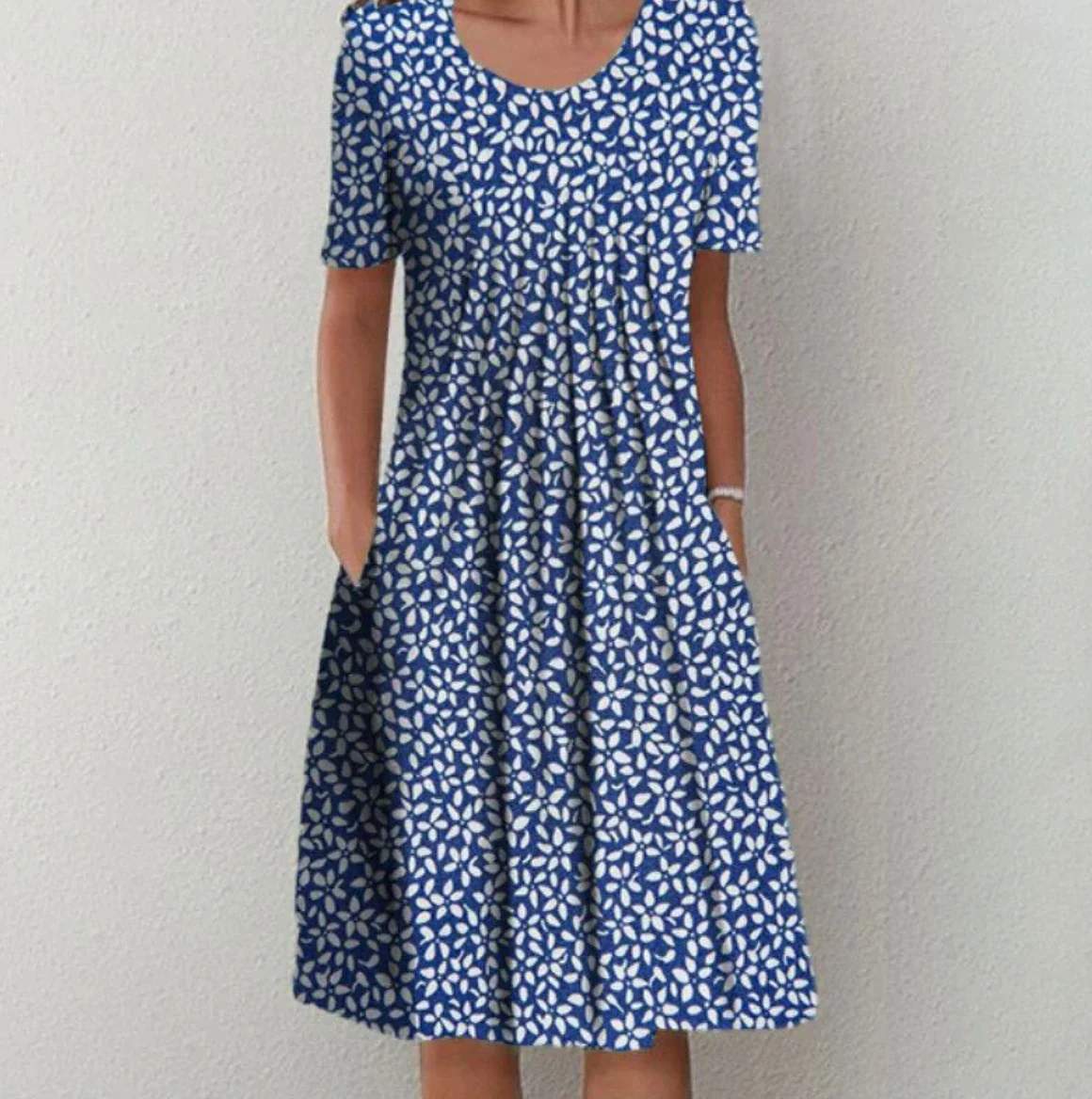 Damen Kleid Midi | Muster und durchgehende Linienführung - Image 3