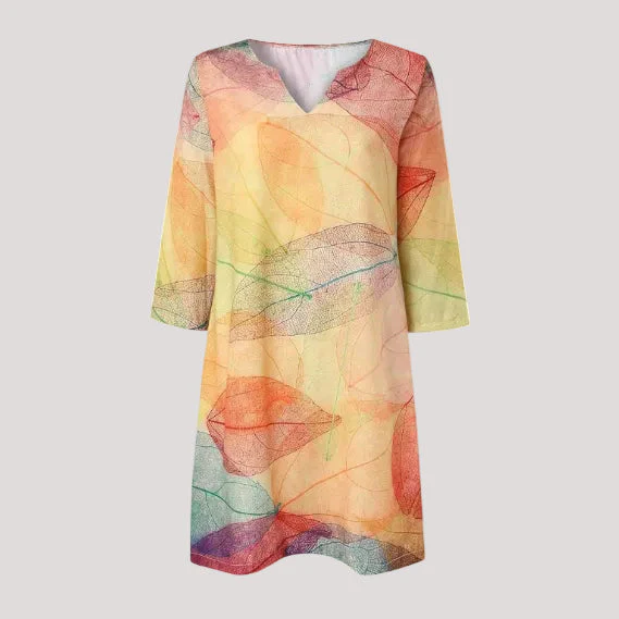 Damen Kleid | mini mit V-Ausschnitt - Image 2