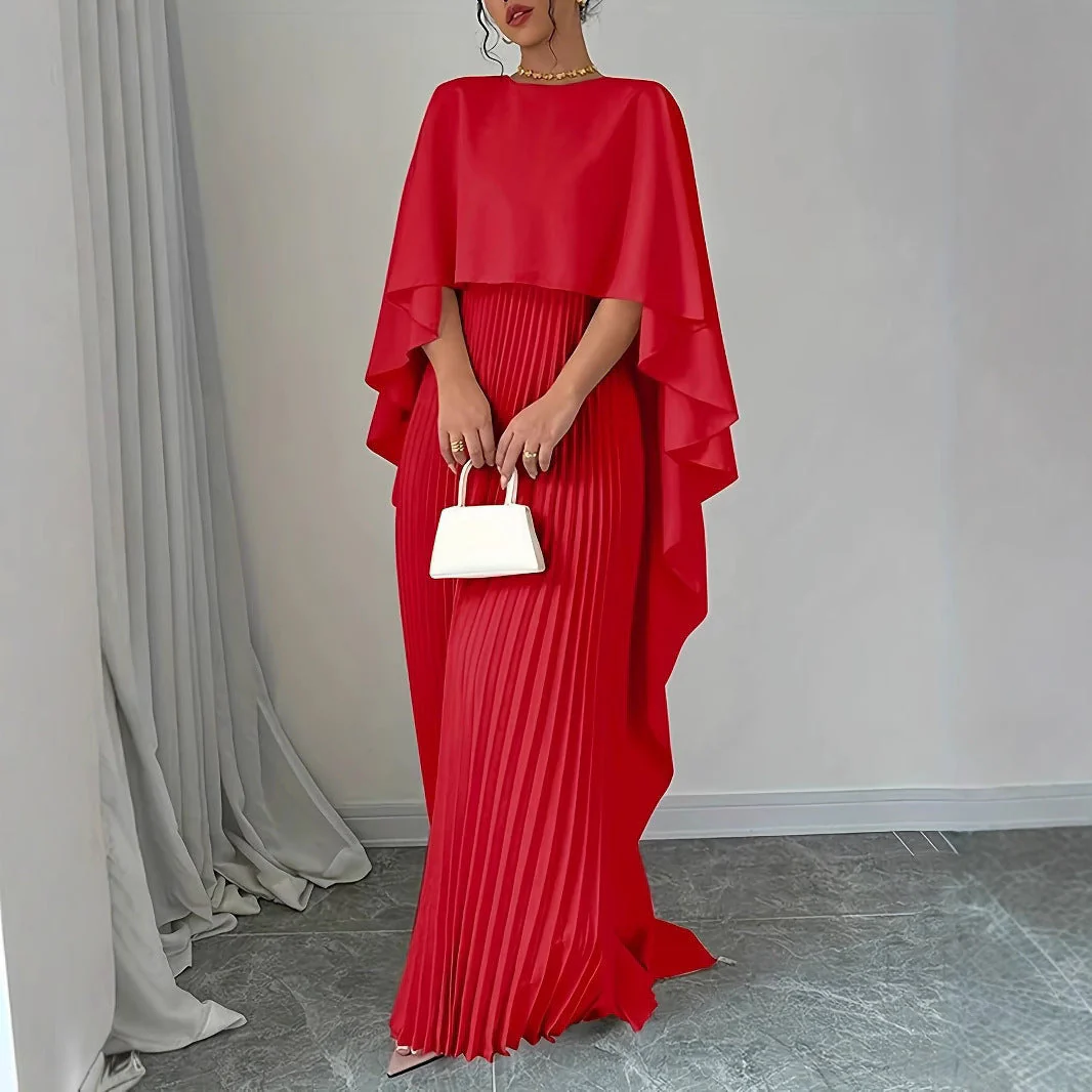 Damen Kleid | Lange Ausführung mit Plisseefalten - Image 2