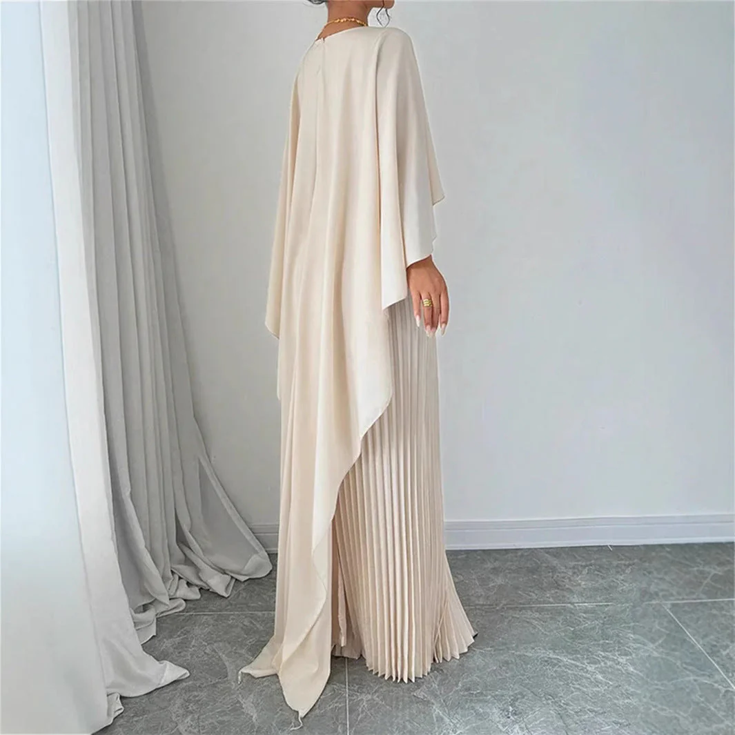 Damen Kleid | Lange Ausführung mit Plisseefalten - Image 3