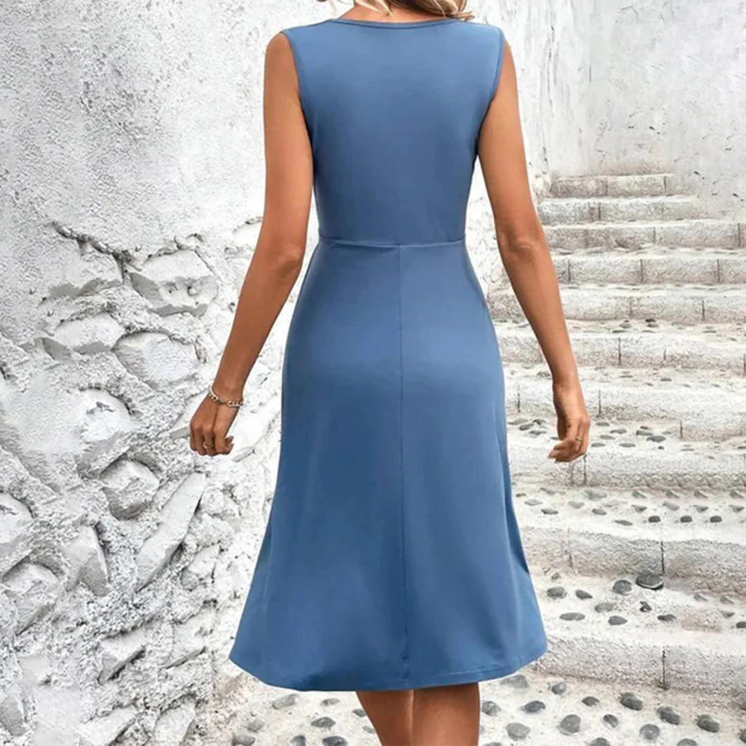 Damen Kleid | V-Ausschnitt und ärmellose Ausführung - Image 7