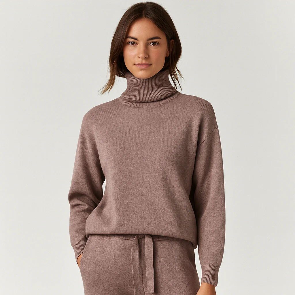 Damen Lounge-Set | Oberteil und Hose mit klarer Form