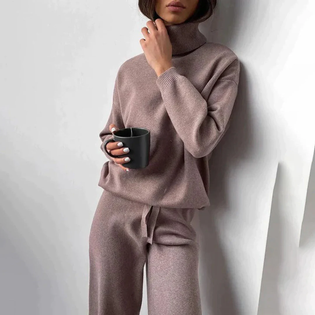Damen Lounge-Set | Oberteil und Hose mit klarer Form - Image 2