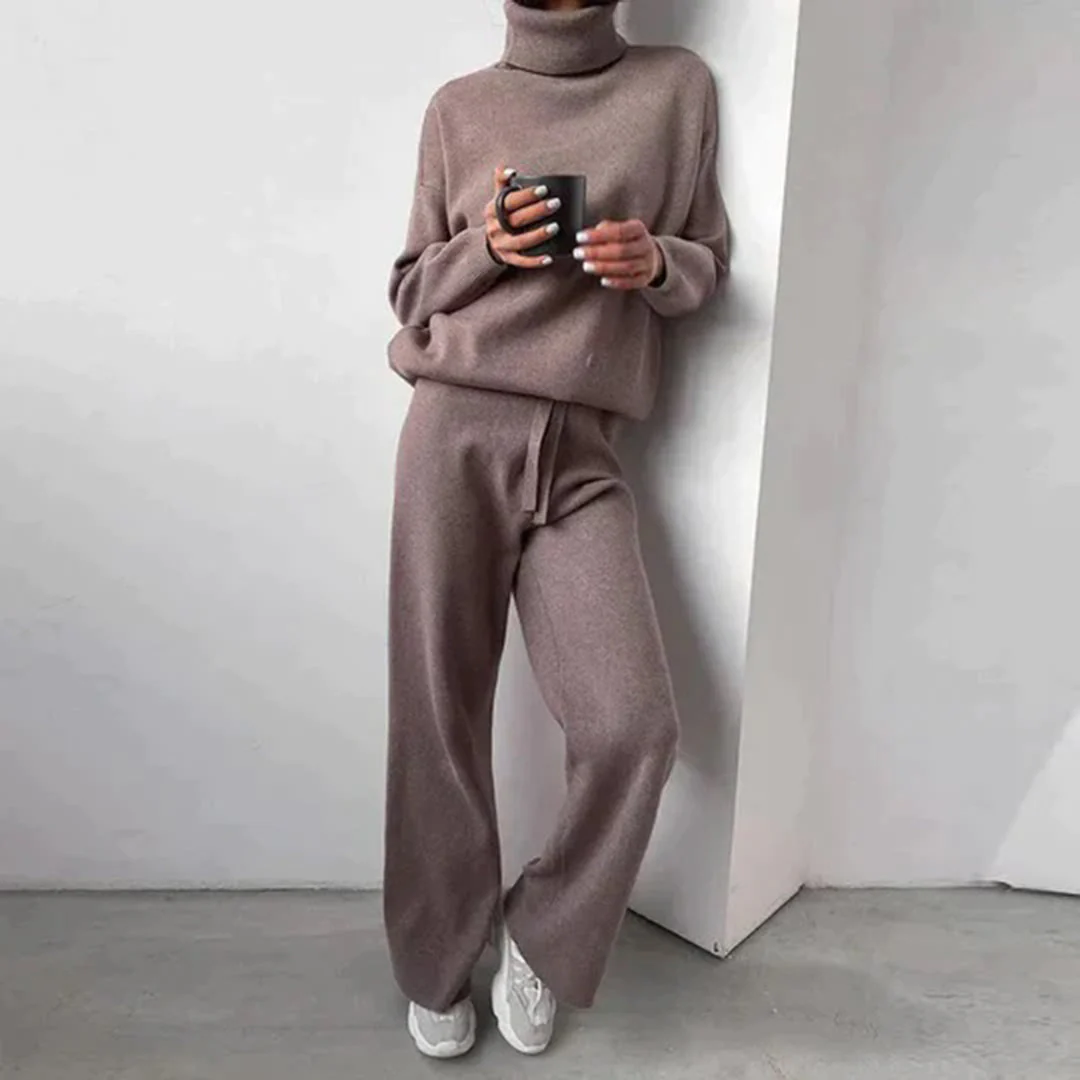 Damen Lounge-Set | Oberteil und Hose mit klarer Form - Image 5