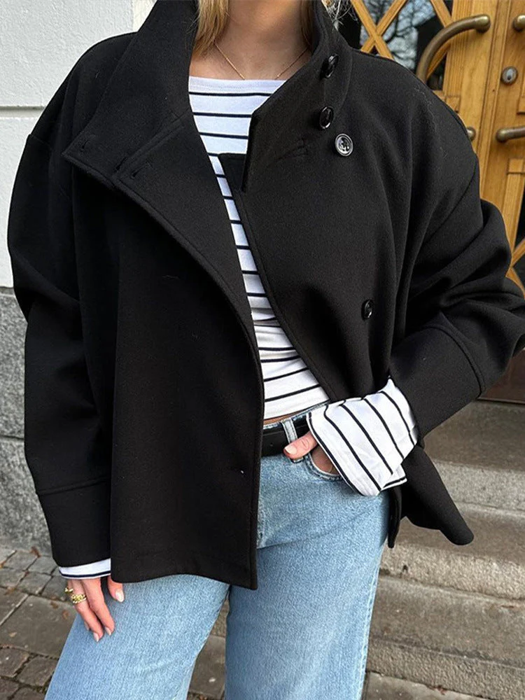 Damen-Mantel mit doppelreihem aufbau | klassischer stil - Image 2