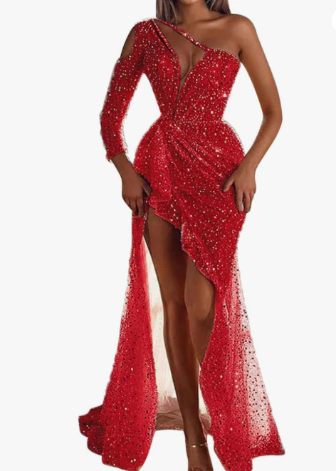 Damen-Maxikleid mit einseitigem traegerelement | Alltagstauglich - Image 2