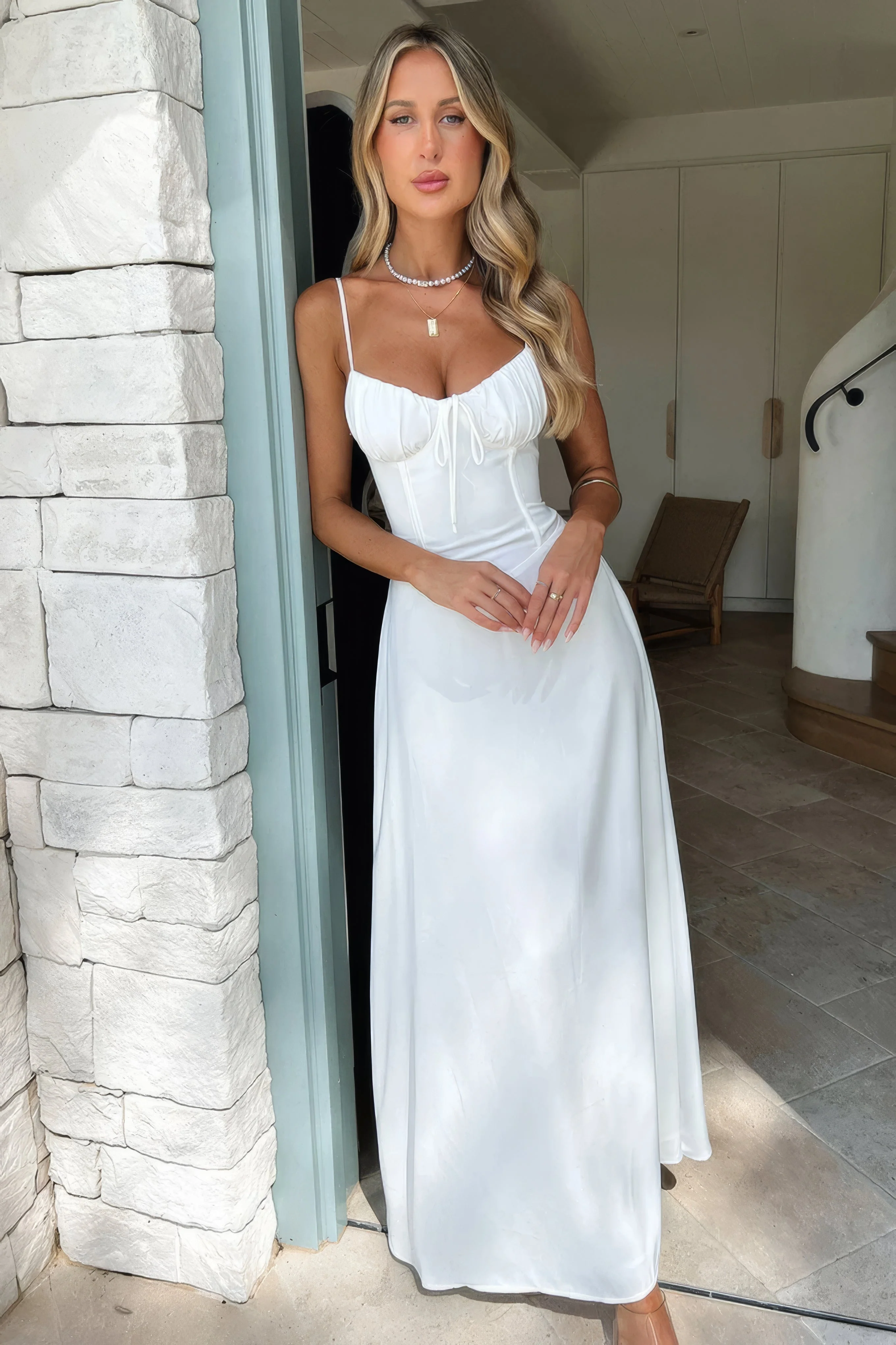 Damen Maxikleid | Elegante lange Ausführung für warme Tage - Image 2