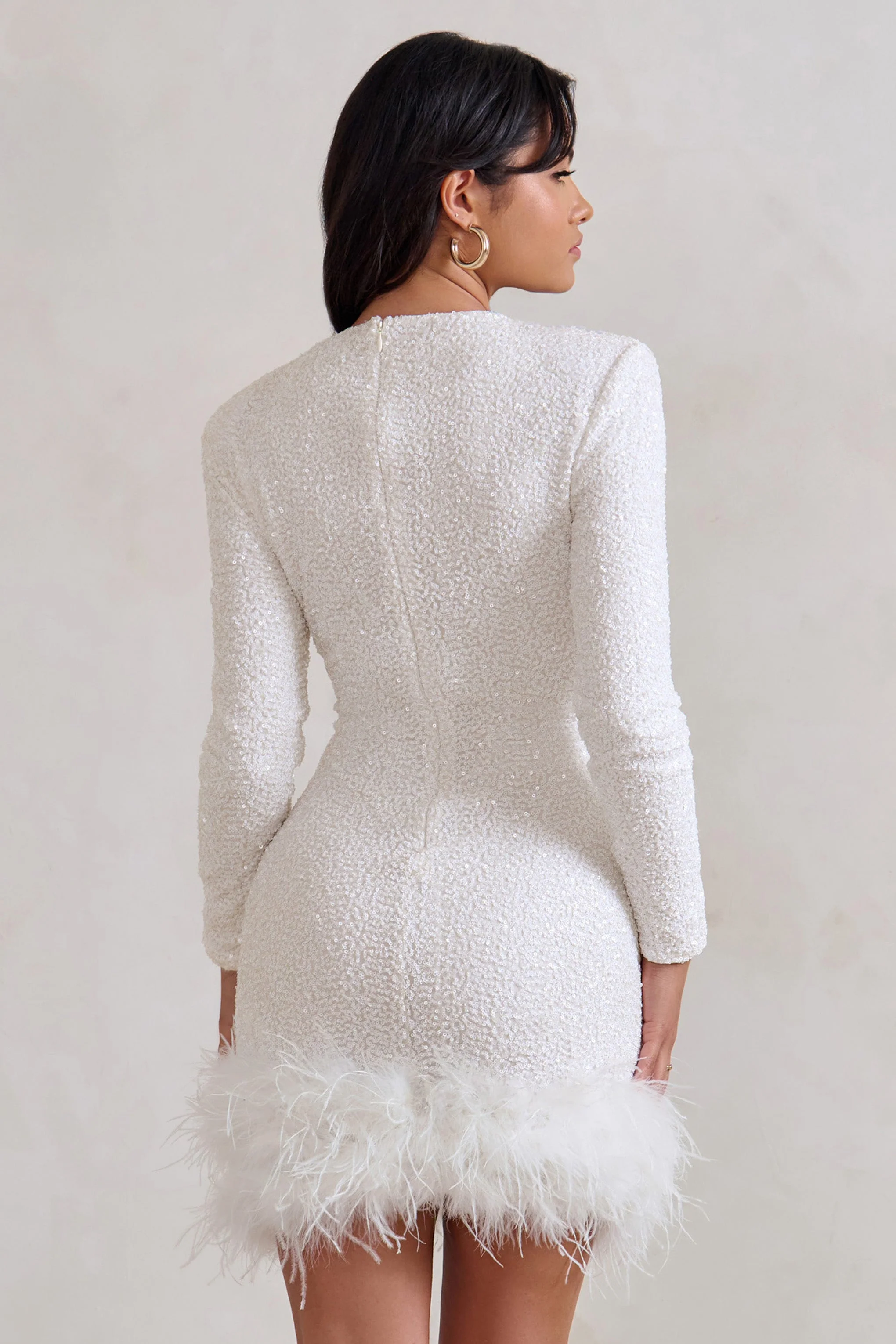 Damen-Minikleid mit dekorativer Bordüre | kurze Ausführung - Image 2