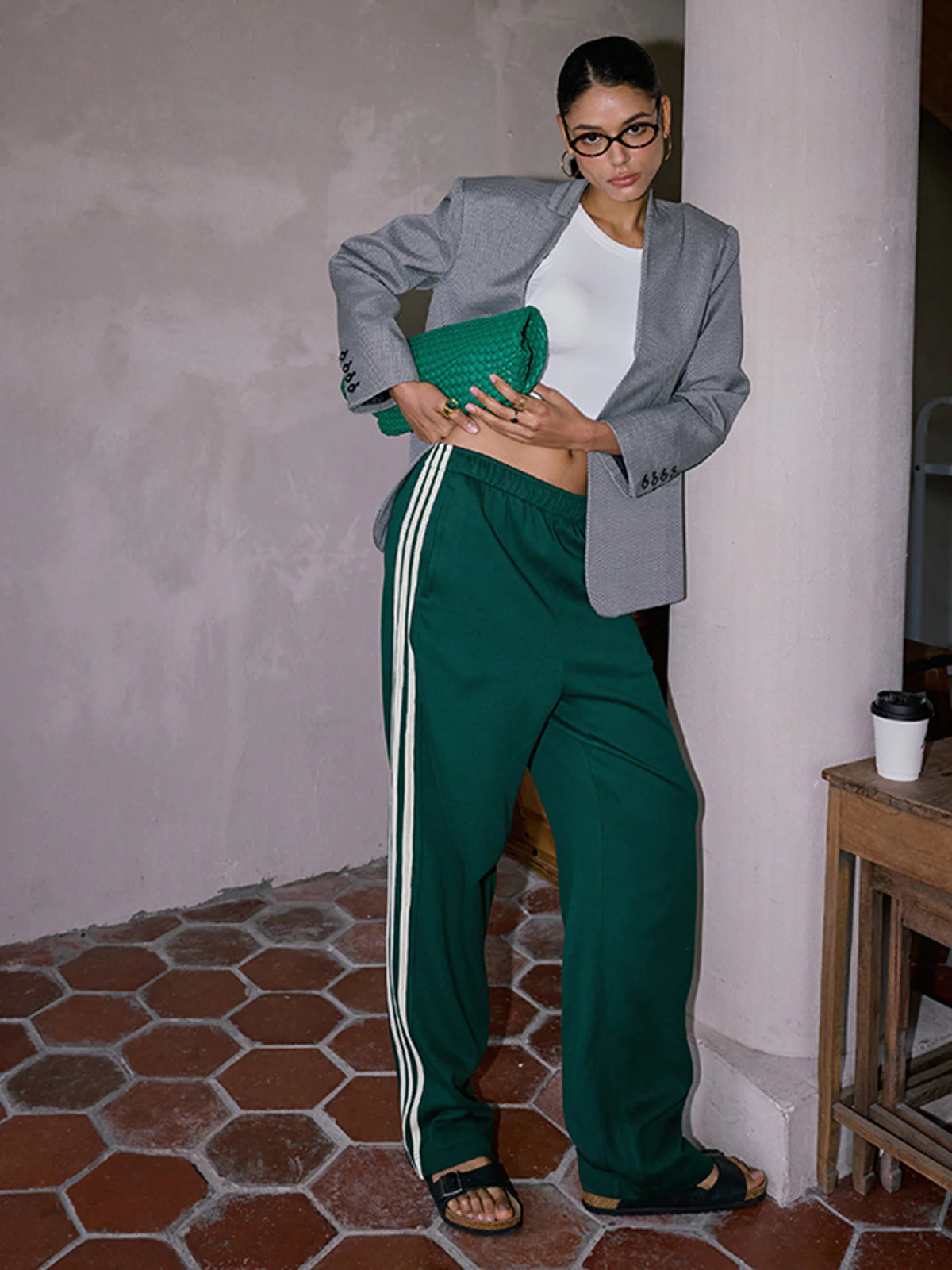 Damen Pantalon | Hohe Taille mit geraden Linien - Image 7