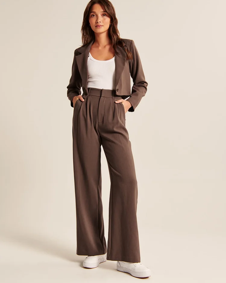 Damen Pantalon | Weite Beine mit hoher Taille - Image 17