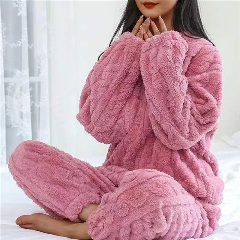 Damen Pyjama-Set | zweiteilig mit Oberteil und Hose - Image 2