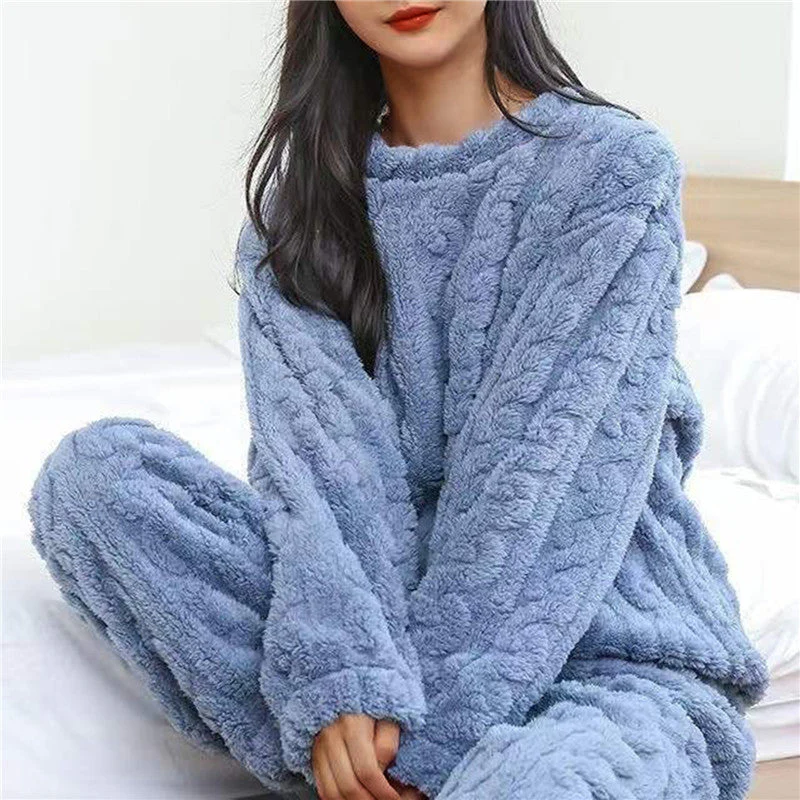 Damen Pyjama-Set | zweiteilig mit Oberteil und Hose - Image 3