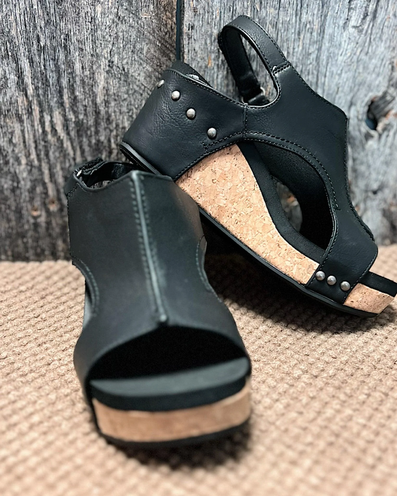 Damen Sandalen | Keilabsatz mit Plateau und Fersenriemen - Image 11
