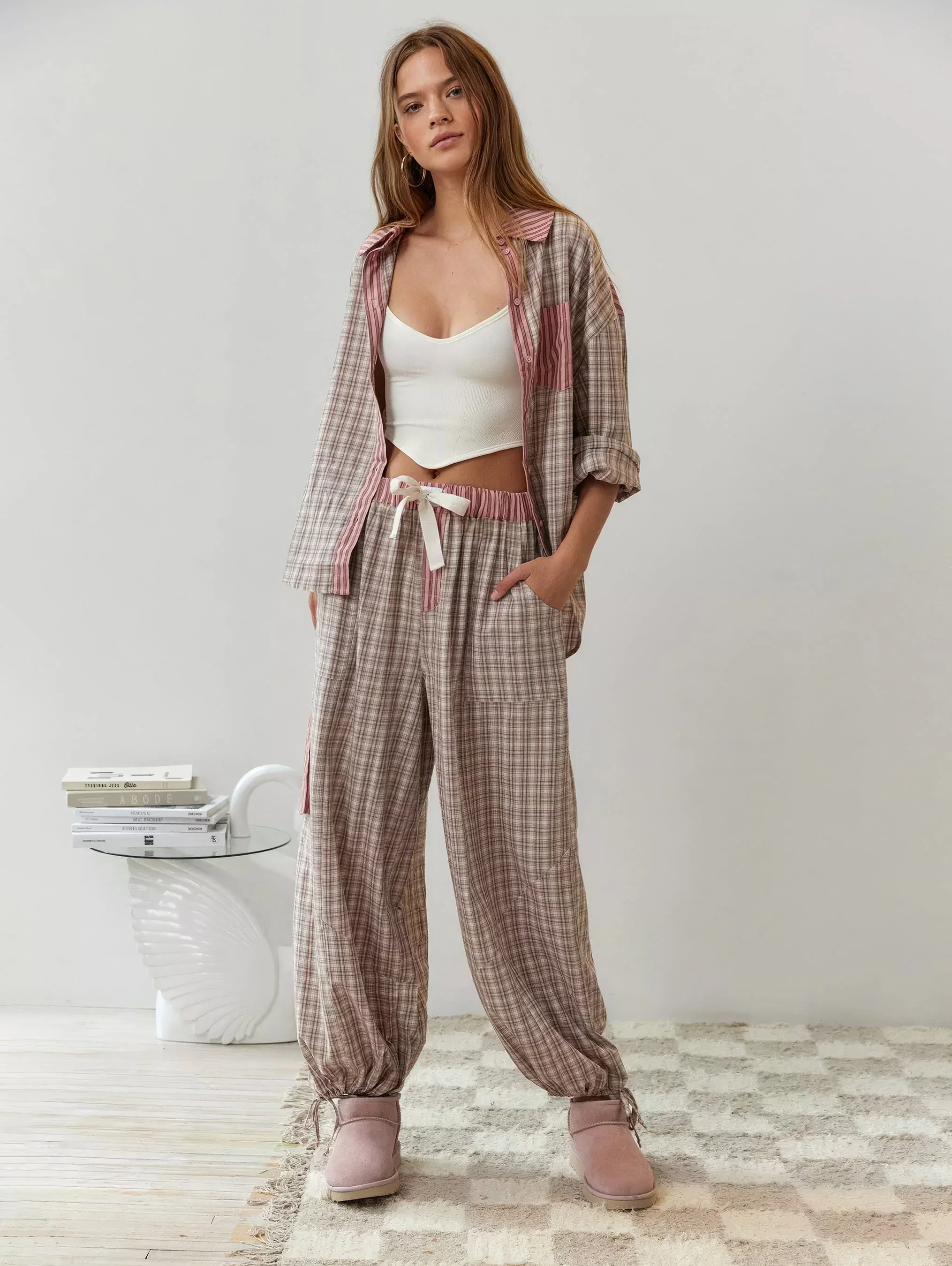 Damen Schlafset | Zweiteilige Ausführung mit ruhiger Schnittform - Image 5