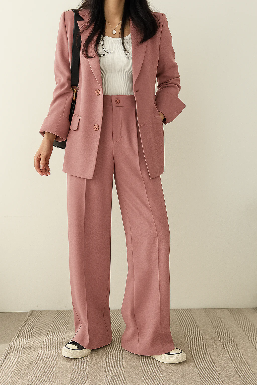 Damen Zweiteiliges Set | Blazer und Pantalon Kombiniert