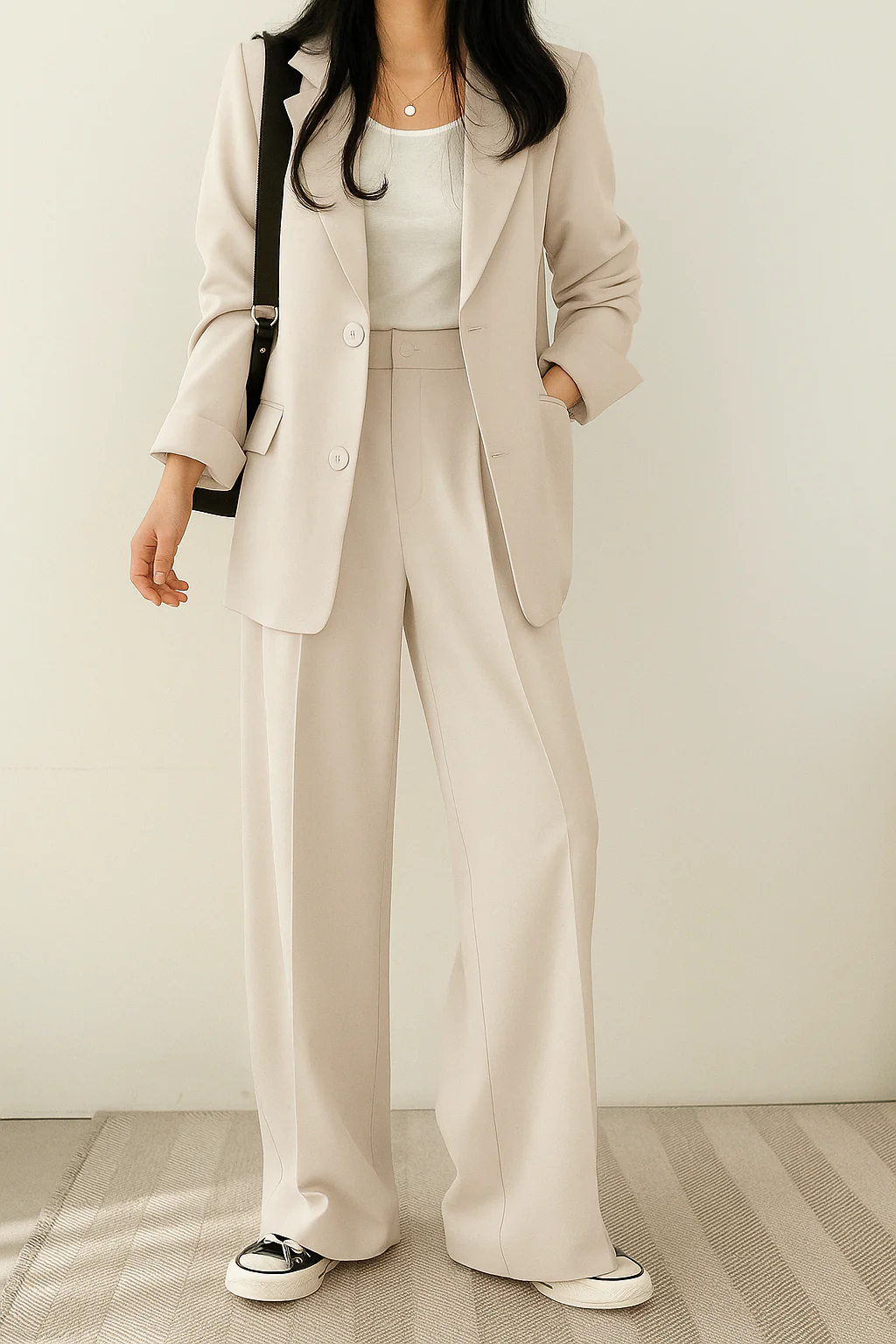 Damen Zweiteiliges Set | Blazer und Pantalon Kombiniert - Image 3