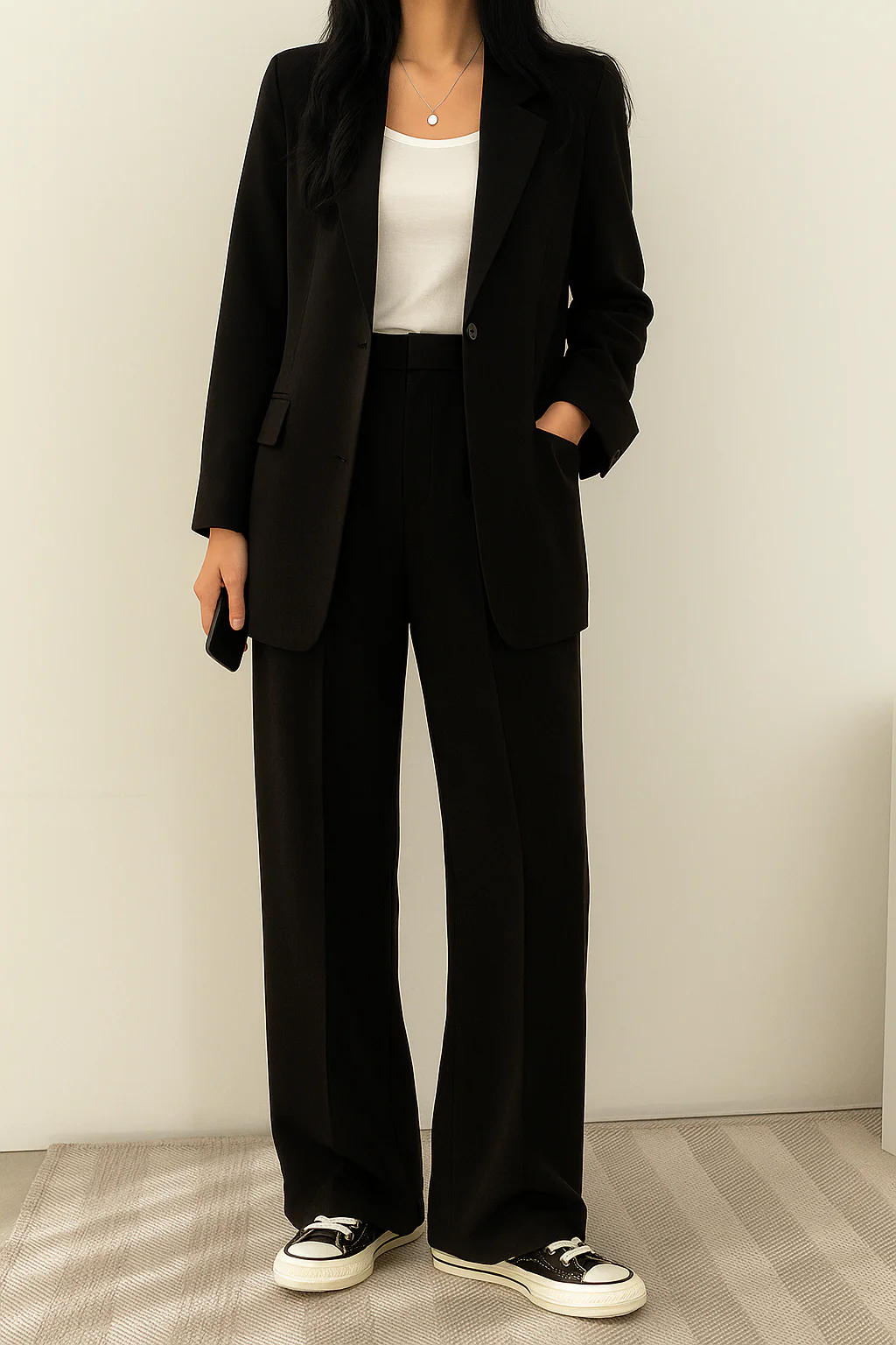 Damen Zweiteiliges Set | Blazer und Pantalon Kombiniert - Image 5