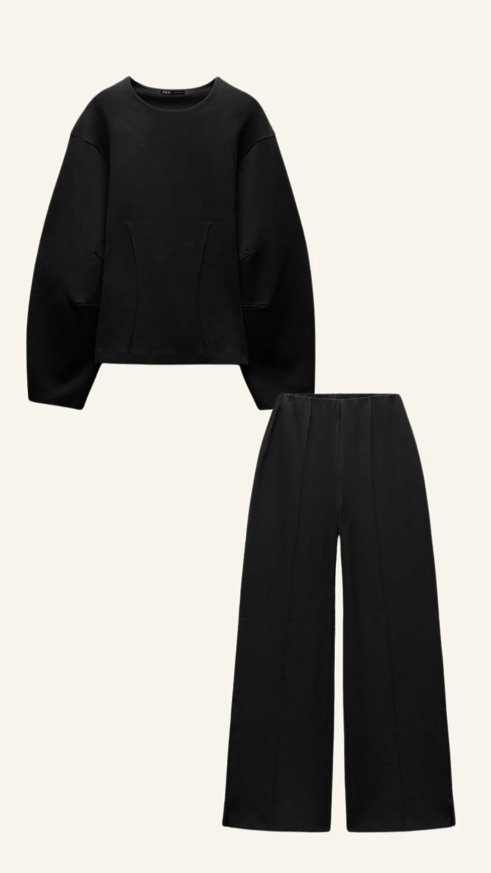 Damen Set | Oversized Top mit weitem Bein und klarer Form - Image 3