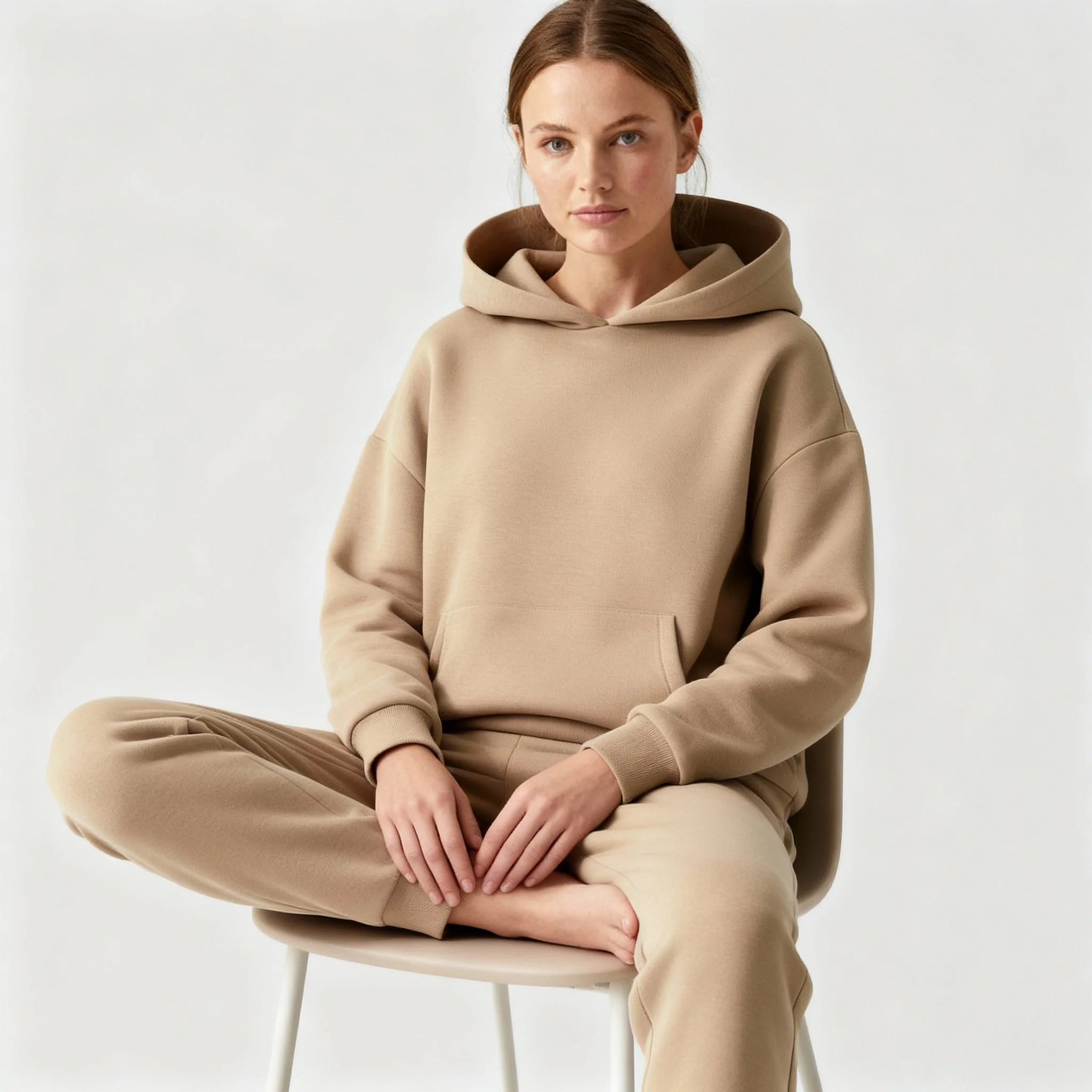 Damen Set | Oberteil mit Rundhals und passende Hose - Image 2