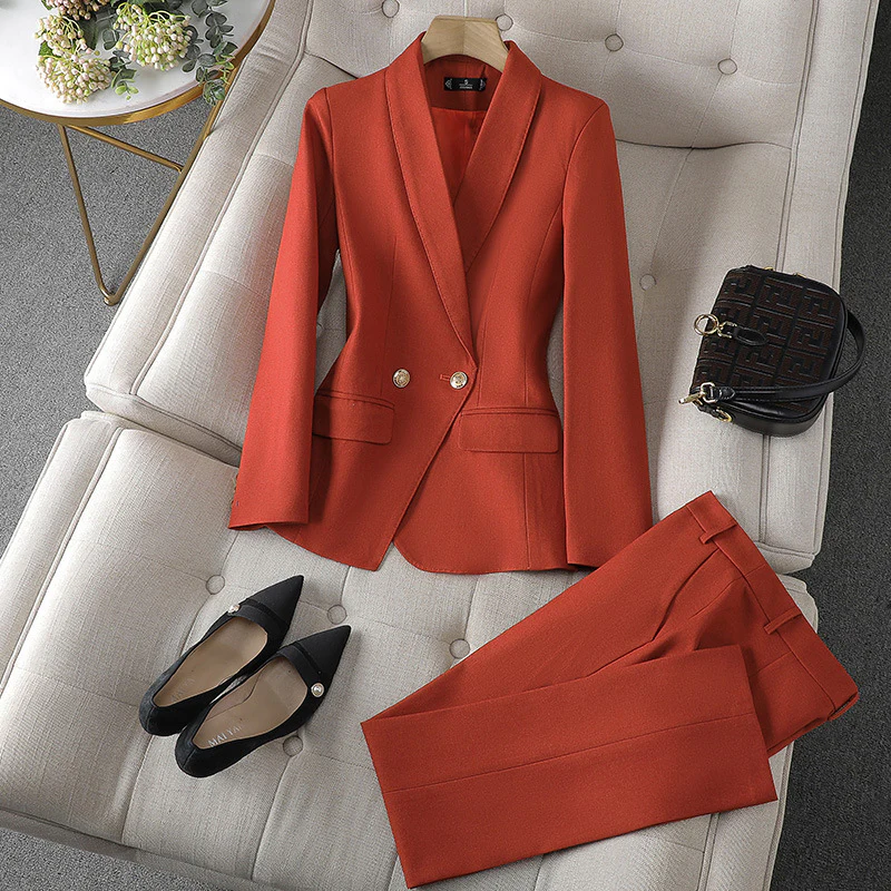 Damen Set | Taillierter Blazer und passende Hose - Image 3