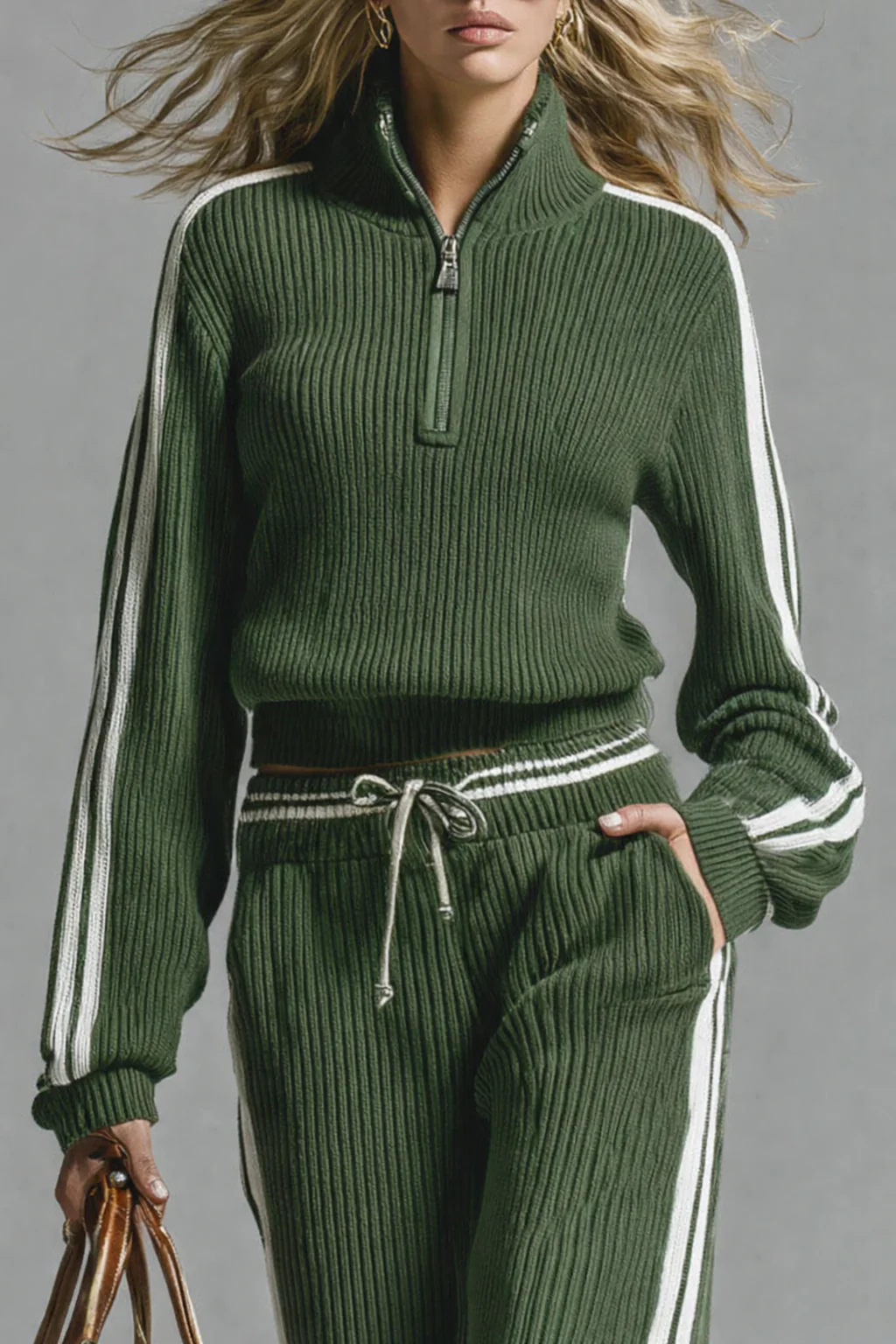 Damen Set | zweiteiliges Outfit mit klarer Aufteilung - Image 3