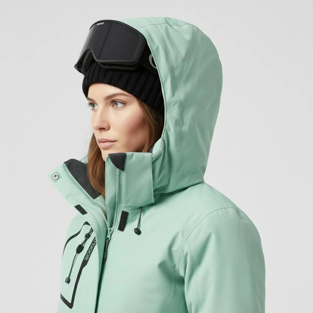 Damen Skiset | Jacke mit Kapuze Hose abgestimmte Ausführung - Image 4